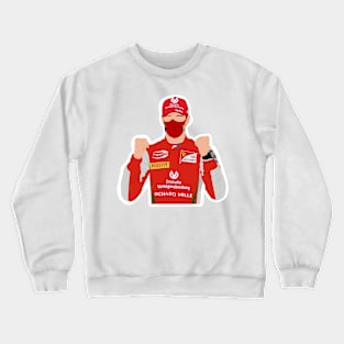 Mick Schumacher after winning the Formula 2 championship of 2020 Crewneck Sweatshirt